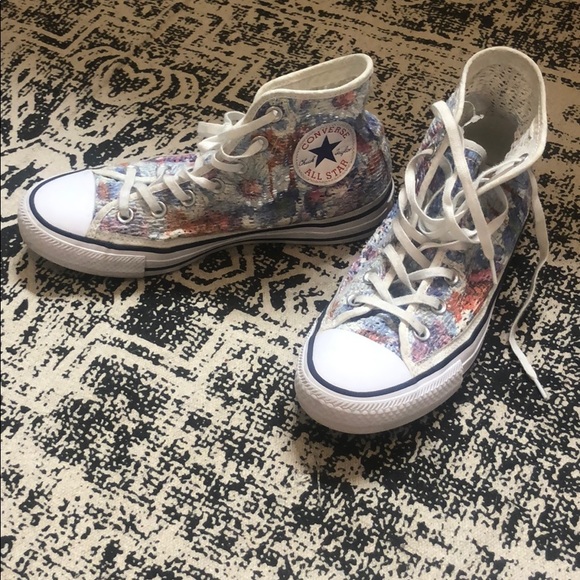 Converse All Star Chucks sz 7 Womens EUC - Picture 4 of 4